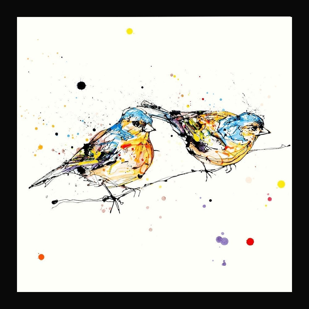 Print Open Edition Animals - Did You See That? -30 x 30-Black Box Frame (No Mount)