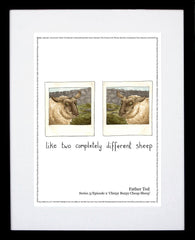 Father Ted - Series 3 Episode 2 - Sheep Black Frame