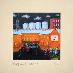 Different Strokes Unframed 15 x 15