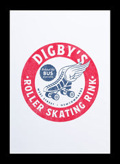 Digby's Roller Rink - Flat Black Frame