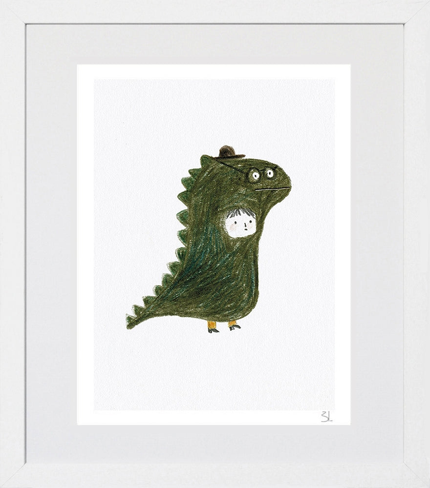 Dino White Box Frame
