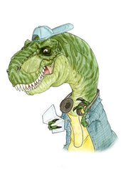 Animals - Dinosaur Unframed