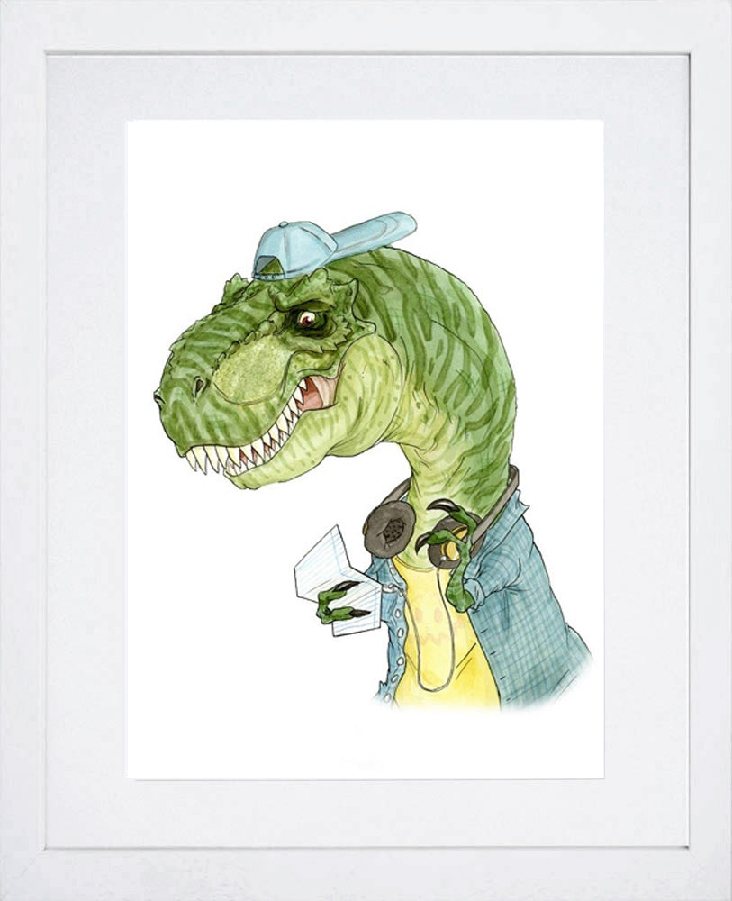 Animals - Dinosaur Frame White