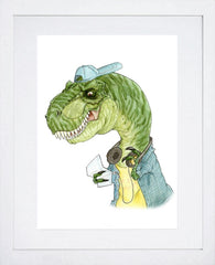 Animals - Dinosaur Frame White