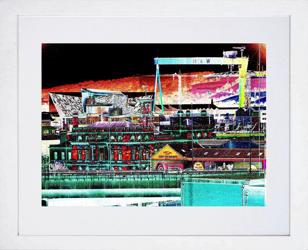 Dirty Ol Town White Frame