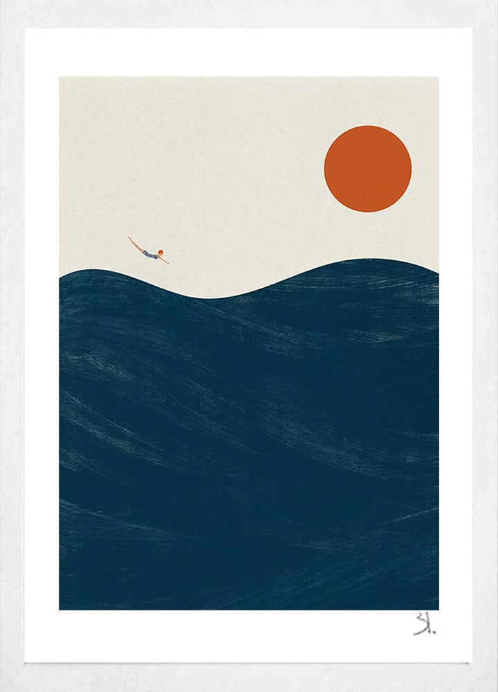 Dive-36 x 51.5-White Box Frame