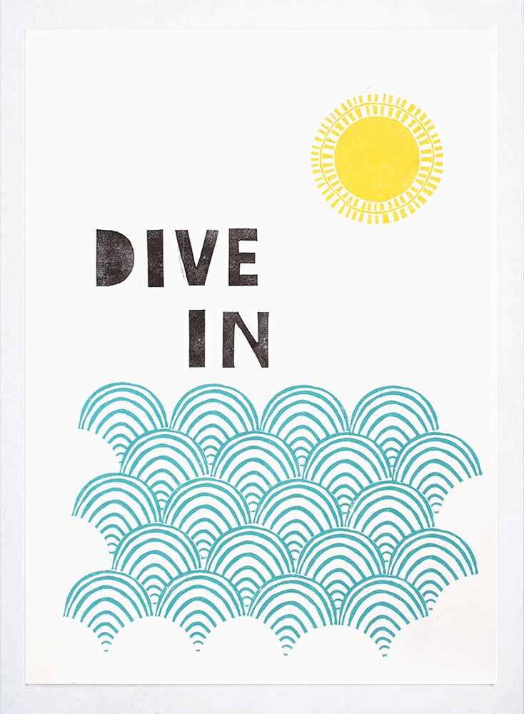 Original - Dive In White Frame