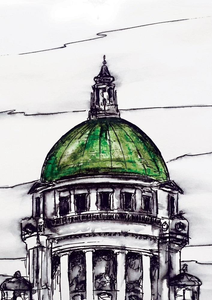 Sketchbook on Paper - The Dome City Hall Belfast