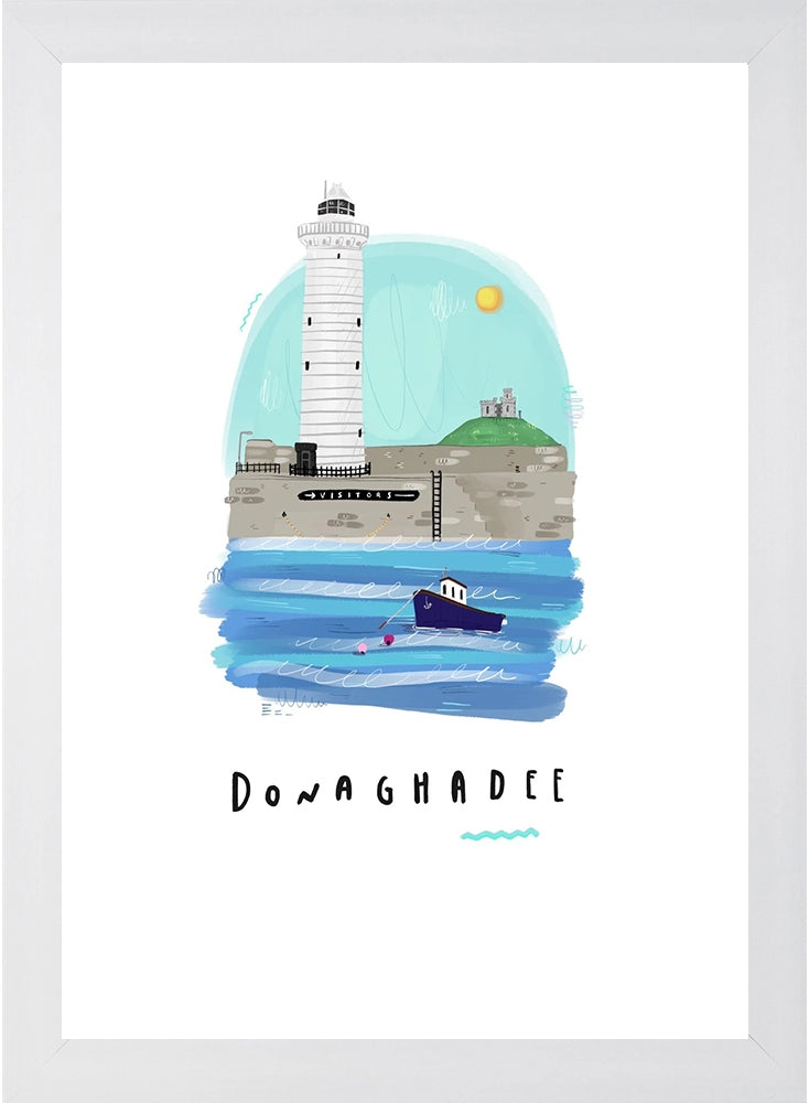 Places - Donaghadee - White Frame