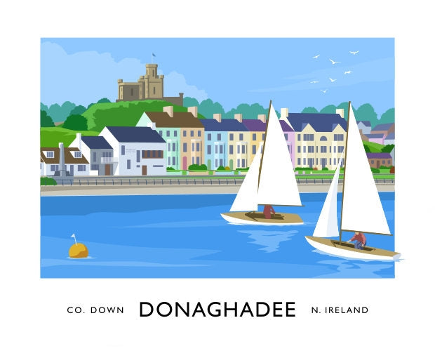 Co Down - Donaghadee Seafront Unframed 70x50