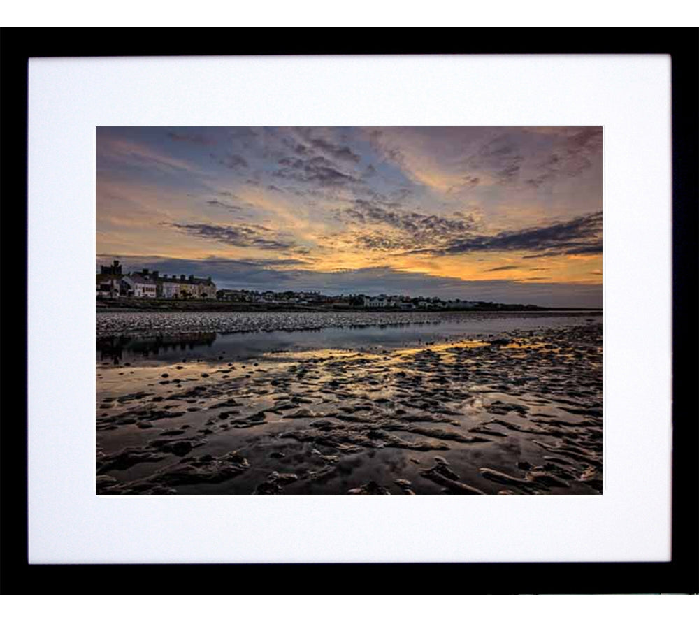 Donaghadee Sunset Black Frame