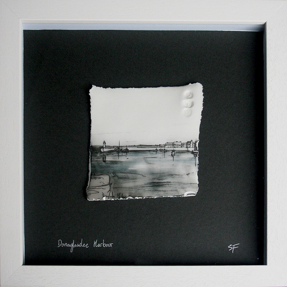 Memories - Donaghadee Harbour Framed 10x10