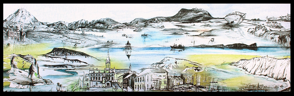 Metal Works - Donegal, God's Own Country - Framed