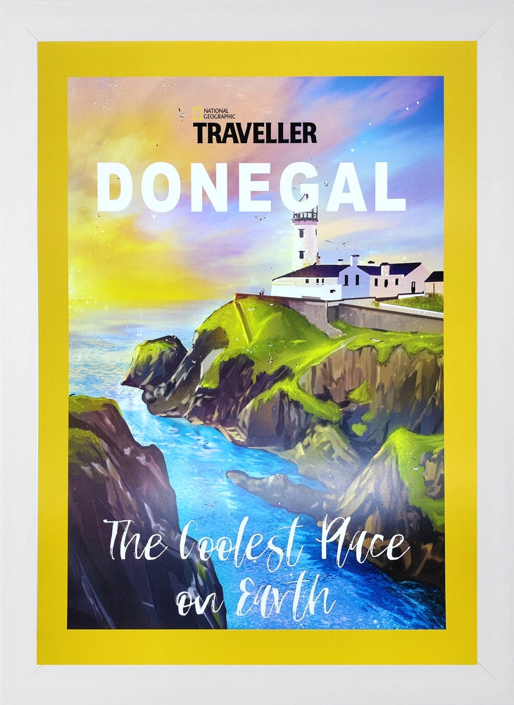 Donegal - The Coolest place on Earth - White Frame
