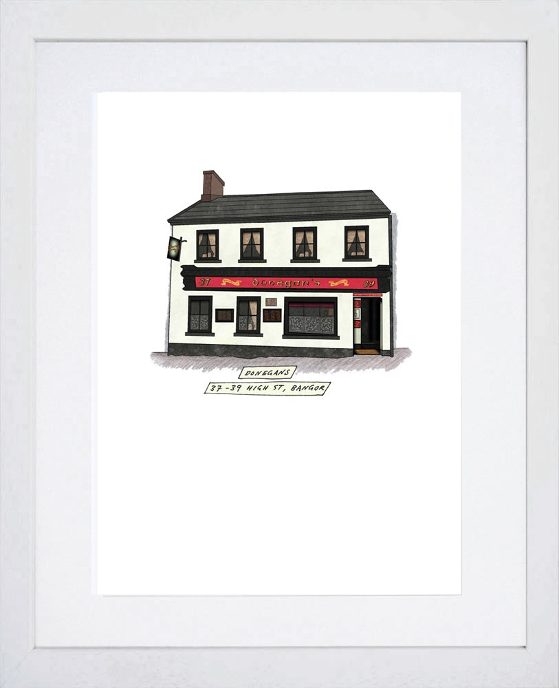 Pubs - Donnegans White Frame