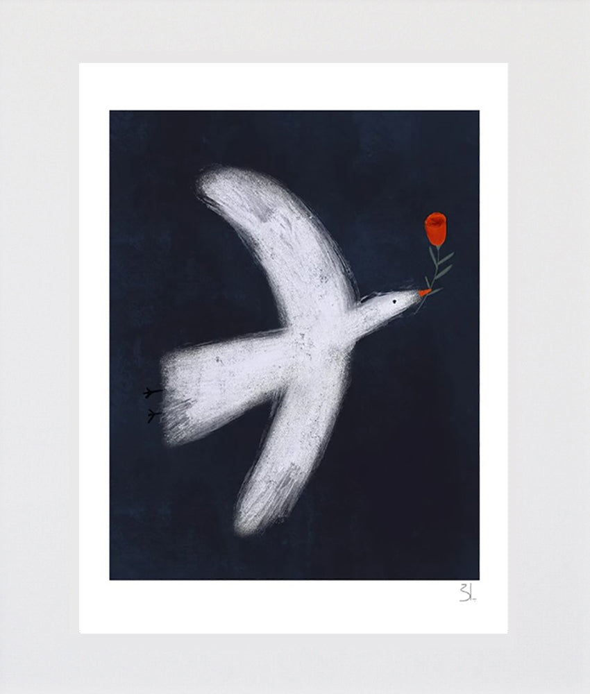 Dove Unframed