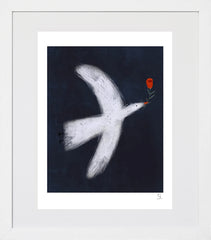 Dove White Box Frame