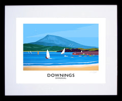 Co Donegal - Downings-40 x 30-Black Box Frame (With Mount)