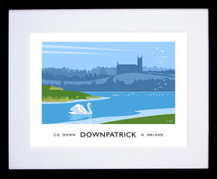 Co Down - Downpatrick Frame Black 40x30 With Mount