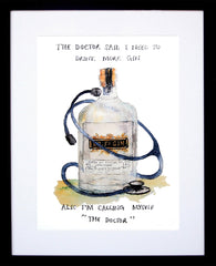 Drinks Gin - Dr. J's Black Frame