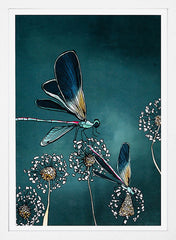 Dragonfly-33 x 55.5-White Box Frame (No Mount)