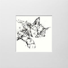 Print Open Edition Animals - Dreamer -12 x 12-Unframed