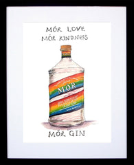 Drinks Gin - Mor Black Frame