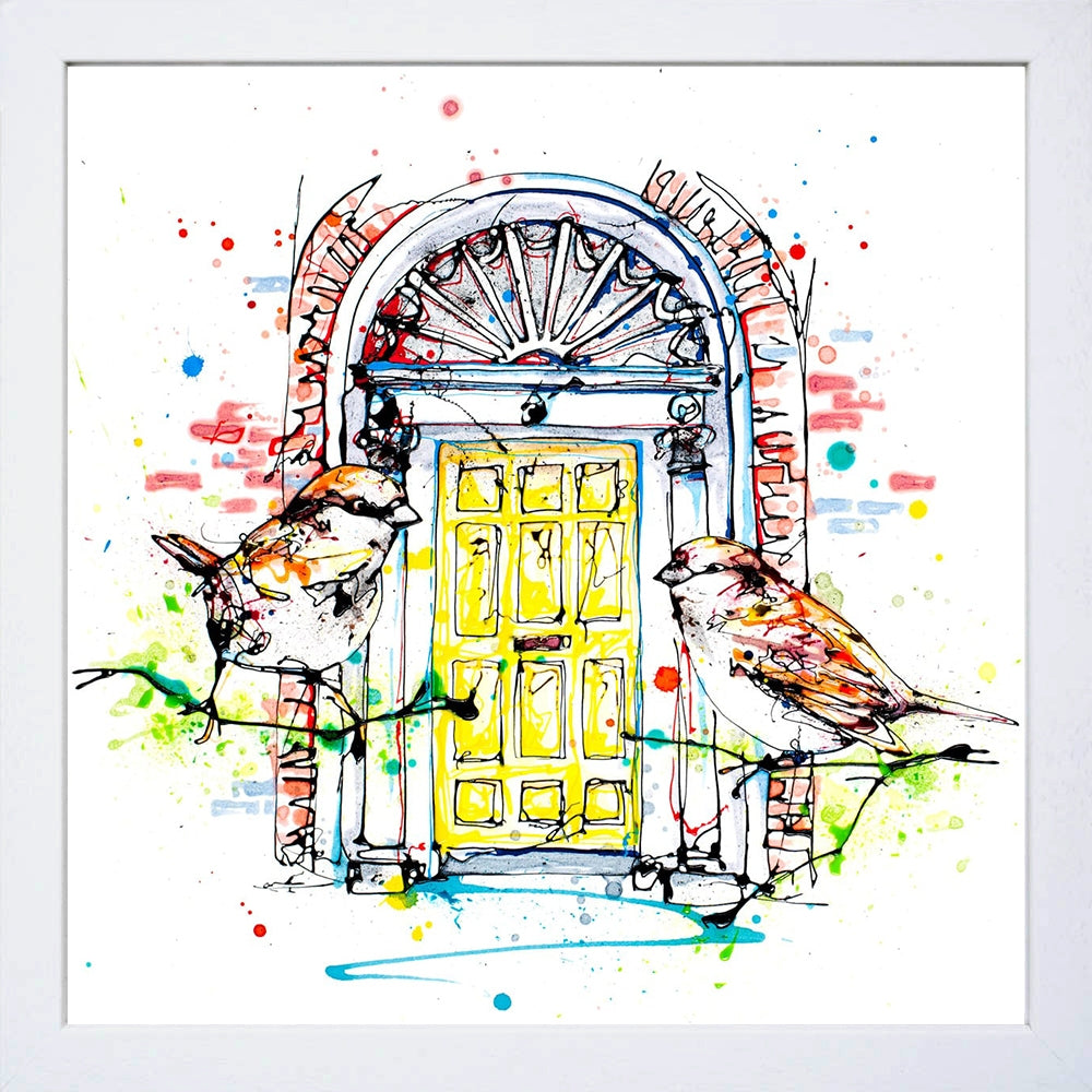 Print Open Edition Landscapes - Dublin Doors-30 x 30-White Box Frame (No Mount)