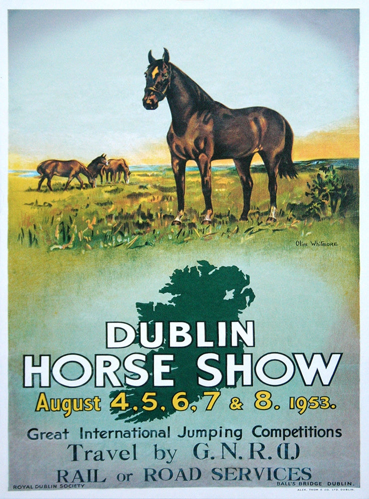 Ireland Co Dublin - Dublin Horse Show (UF) 50x70