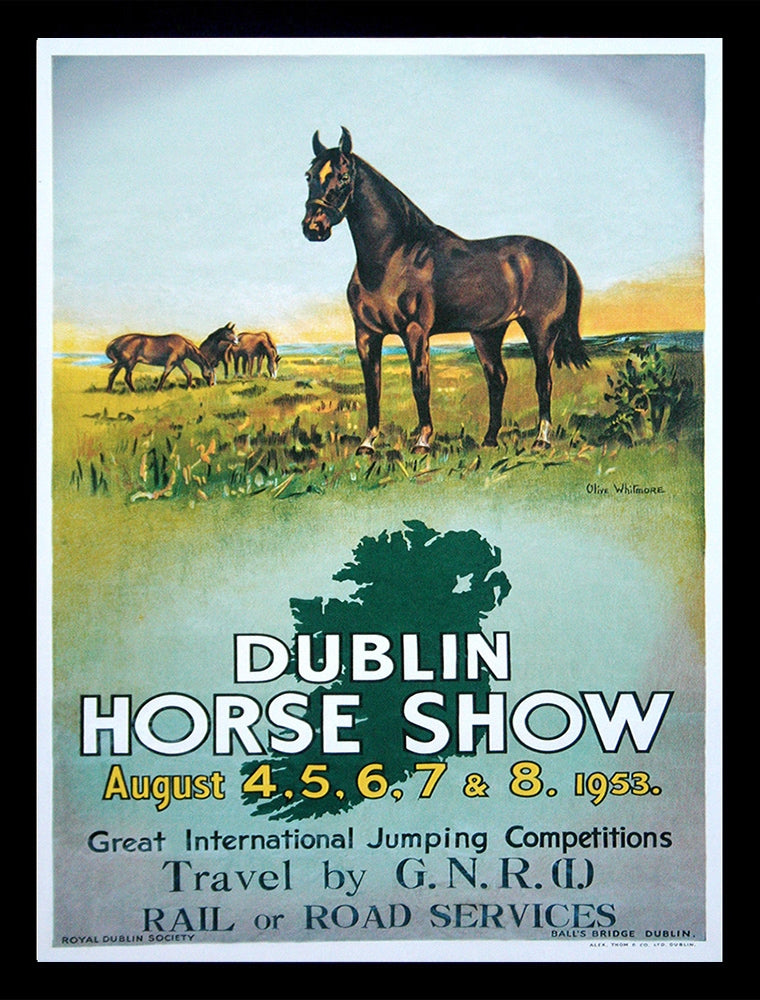 Ireland Co Dublin - Dublin Horse Show (FB) 30x40
