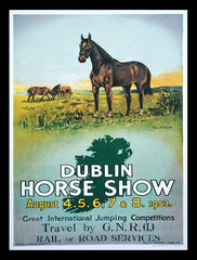 Ireland Co Dublin - Dublin Horse Show (FB) 30x40