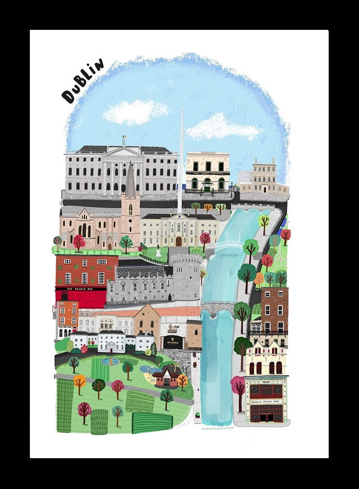 Places - Dublin - Black Frame