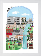 Places - Dublin - Flat White Frame