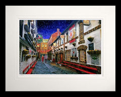 Belfast - Duke of York-60 x 47.5-Flat Black Frame