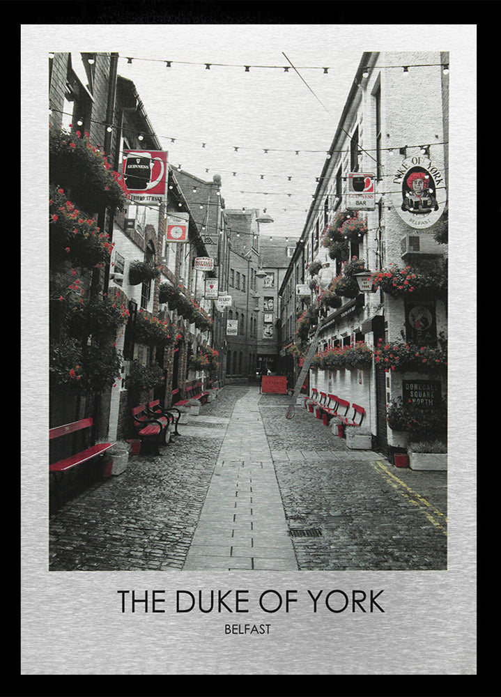 Belfast - Duke of York (Daytime)-50 x 70-Black Box Frame
