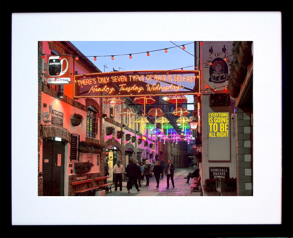 Belfast - Duke Of York 2 Black Frame