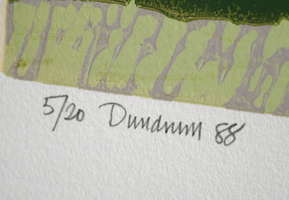 Linocut Print - Co Down Dundrum 88