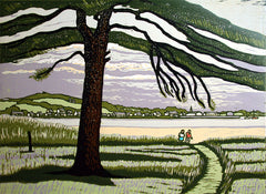 Linocut Print - Co Down Dundrum 88