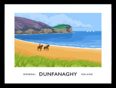 Co Donegal - Dunfanaghy Frame Black 40x30 No Mount