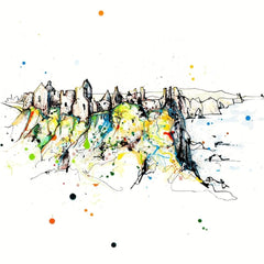 Print Open Edition Landscapes - Dunluce Castle-30 x 30-Unframed