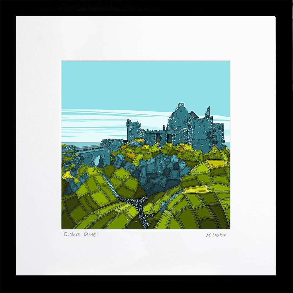 Series 2 - Dunluce Castle - Black Box Frame