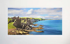 Co Antrim - Dunluce Castle to Portrush Unframed 71x45