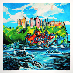 Print - Dunluce Waves Unframed