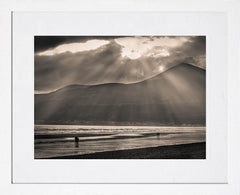 Early Morning at Murlough Bay Frame White