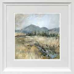 Print - Early Morning Stillness, Mournes Chunky White Frame