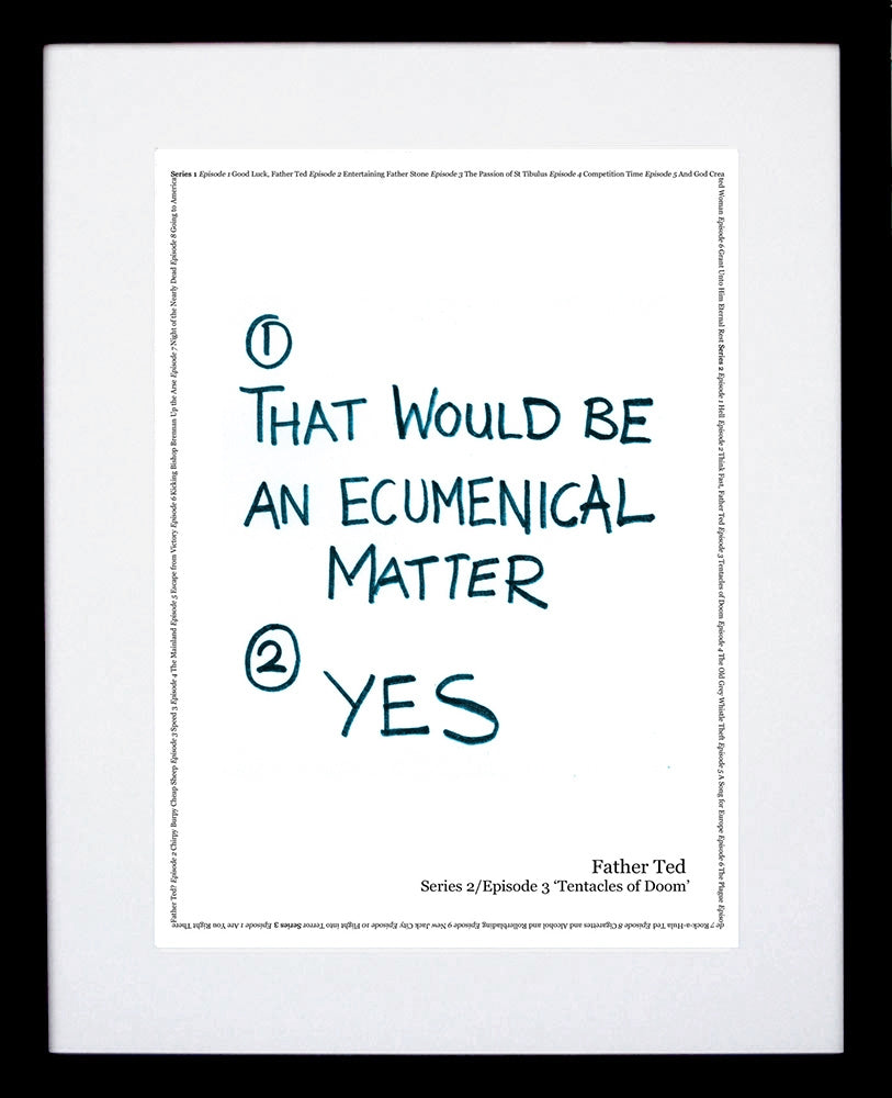 Father Ted - Series 2 Episode 3 - Ecumenical Black Frame