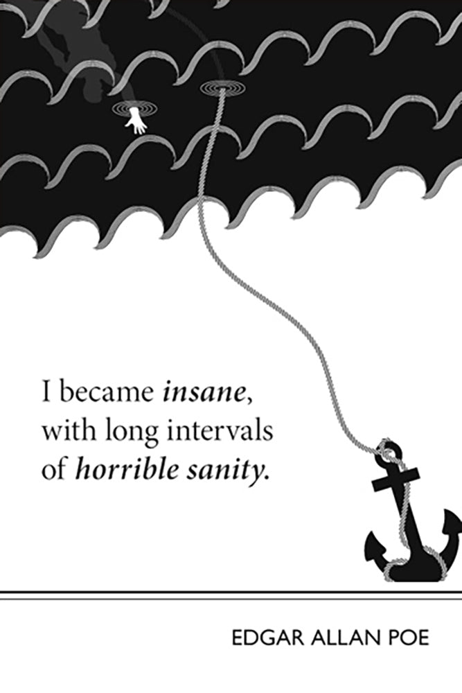 Edgar Allan Poe - I Became Insane-38 x 53.5-Unframed