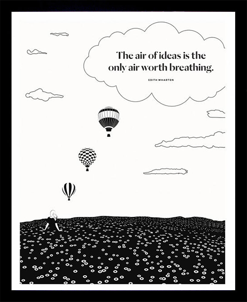 Edith Wharton - The Air Of Ideas Black Box Frame