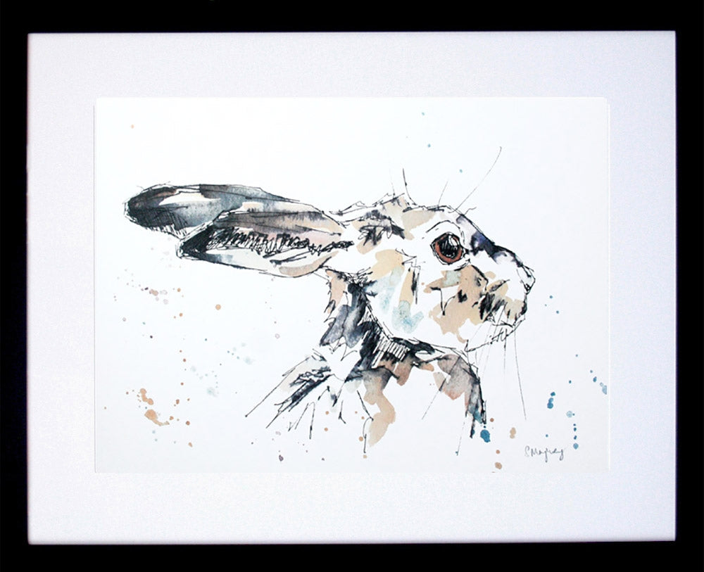 Animals Hare - Edward Frame Black