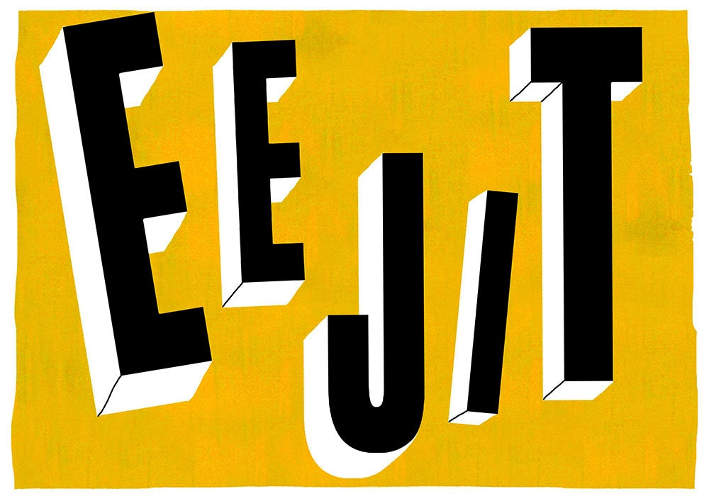 Northern Irish Slang - Eejit Unframed